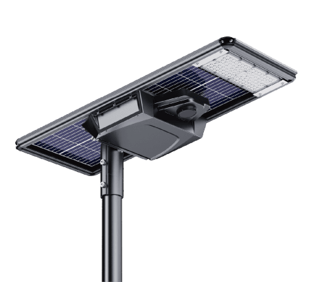 image of efficient eco 20w solar light with white background